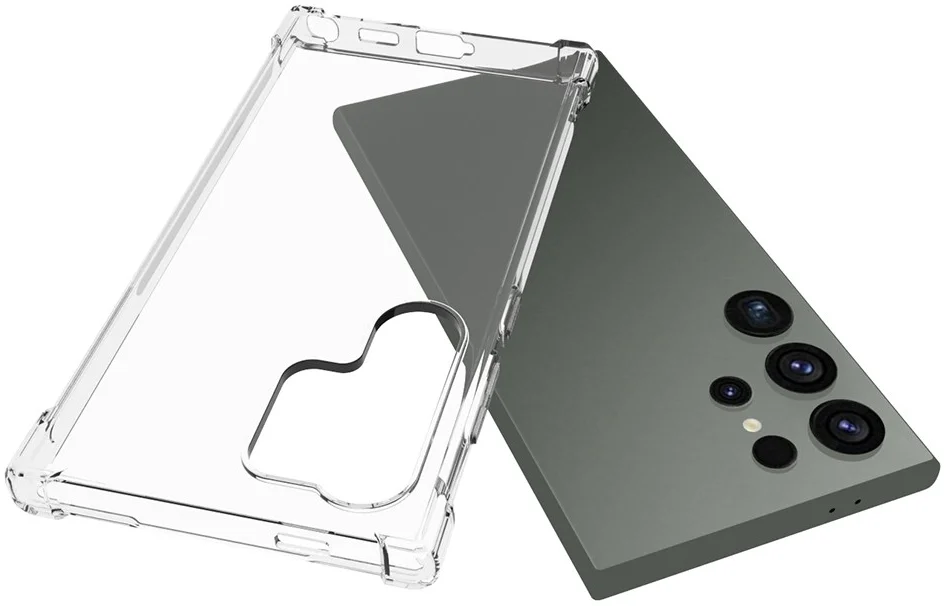 Samsung Galaxy S24 Ultra Hoesje Schokbestendig en Dun TPU Transparant afbeelding 11