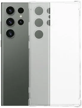 Samsung Galaxy S24 Ultra Hoesje Schokbestendig en Dun TPU Transparant