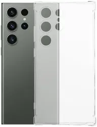 Samsung Galaxy S24 Ultra Hoesje Schokbestendig en Dun TPU Transparant afbeelding