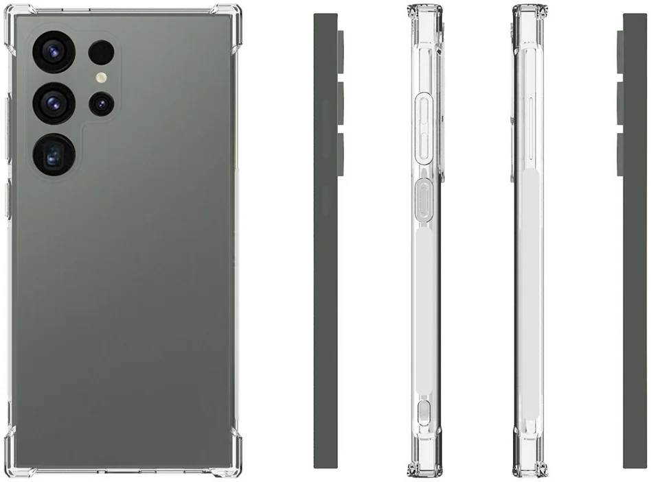 Samsung Galaxy S24 Ultra Hoesje Schokbestendig en Dun TPU Transparant afbeelding 12