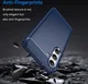 Samsung Galaxy S24 Hoesje Geborsteld TPU Flexibele Back Cover Blauw afbeelding 4