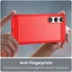 Samsung Galaxy S24 Hoesje Geborsteld TPU Flexibele Back Cover Rood afbeelding 6