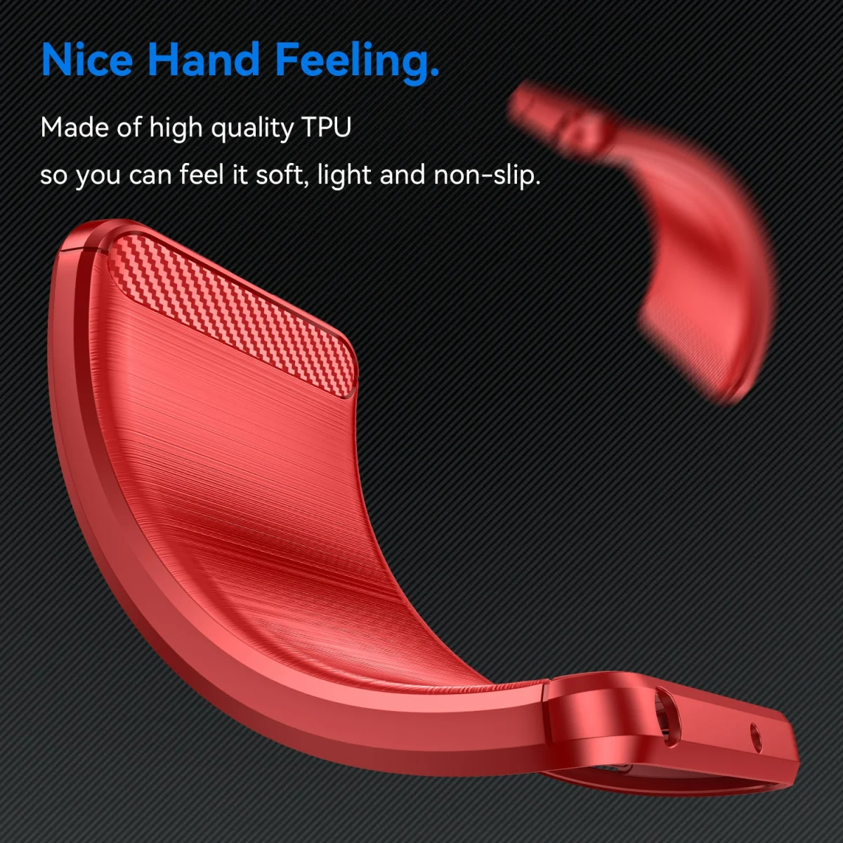 Samsung Galaxy S24 Hoesje Geborsteld TPU Flexibele Back Cover Rood afbeelding 7