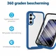 Samsung Galaxy S24 Hoesje Full Protect 360° Cover Hybride Blauw afbeelding 2