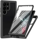 Samsung Galaxy S24 Ultra Hoesje Full Protect 360° Cover Hybride Zwart