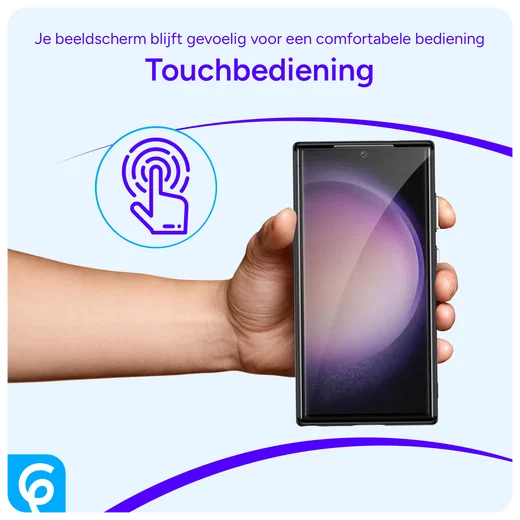 Samsung Galaxy S24 Ultra Hoesje Full Protect 360° Cover Hybride Zwart afbeelding 5