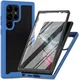 Samsung Galaxy S24 Ultra Hoesje Full Protect 360° Cover Hybride Blauw afbeelding 1