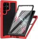 Samsung Galaxy S24 Ultra Hoesje Full Protect 360° Cover Hybride Rood