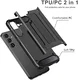 Samsung Galaxy S24 Hoesje Shock Proof Hybride Back Cover Zwart afbeelding 4
