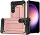 Samsung Galaxy S24 Hoesje Shock Proof Hybride Back Cover Roze