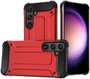Samsung Galaxy S24 Hoesje Shock Proof Hybride Back Cover Rood