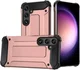 Samsung Galaxy S24 Plus Hoesje Shock Proof Hybride Back Cover Roze afbeelding 1