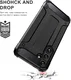 Samsung Galaxy S24 Ultra Hoesje Shock Proof Hybride Back Cover Zwart afbeelding 2