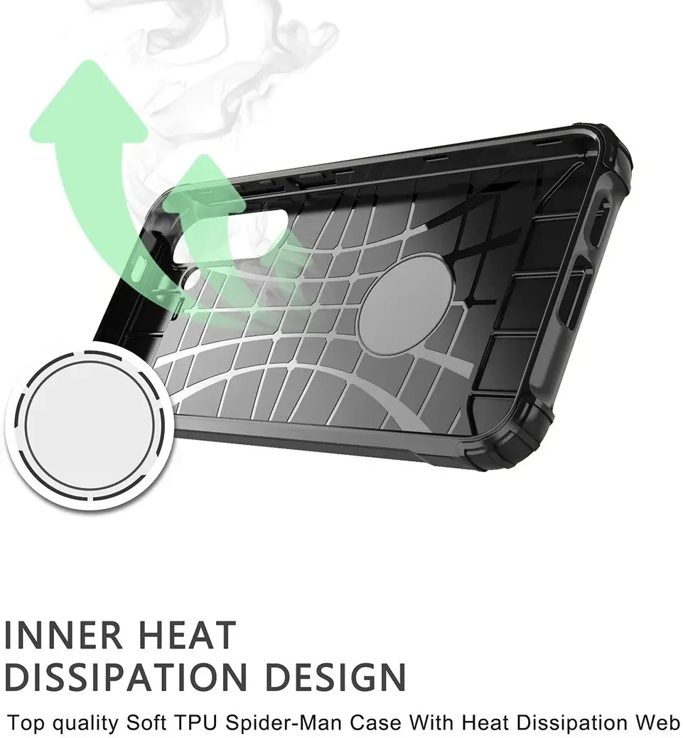 Samsung Galaxy S24 Ultra Hoesje Shock Proof Hybride Back Cover Zwart afbeelding 5
