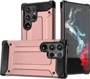 Samsung Galaxy S24 Ultra Hoesje Shock Proof Hybride Back Cover Roze