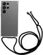 Samsung Galaxy S24 Ultra Hoesje met Koord TPU Back Cover Transparant afbeelding 1