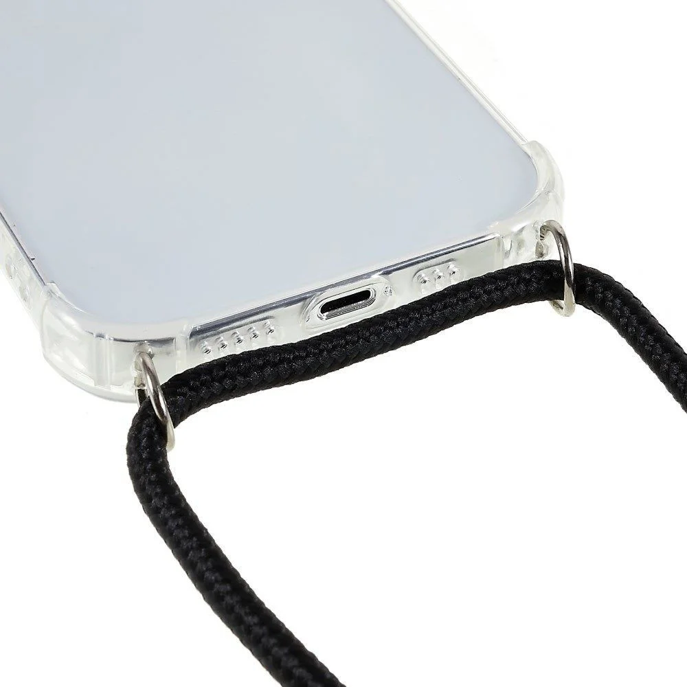 Samsung Galaxy S24 Ultra Hoesje met Koord TPU Back Cover Transparant afbeelding 6