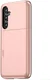 Samsung Galaxy S24 Hoesje met Slider Kaarthouder Back Cover Roze afbeelding 6