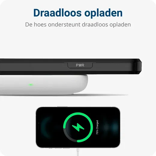 Samsung Galaxy S24 Plus Hoesje met Slider Kaarthouder Back Cover Zwart afbeelding 10