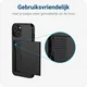 Samsung Galaxy S24 Ultra Hoesje met Slider Kaarthouder Zwart afbeelding 14