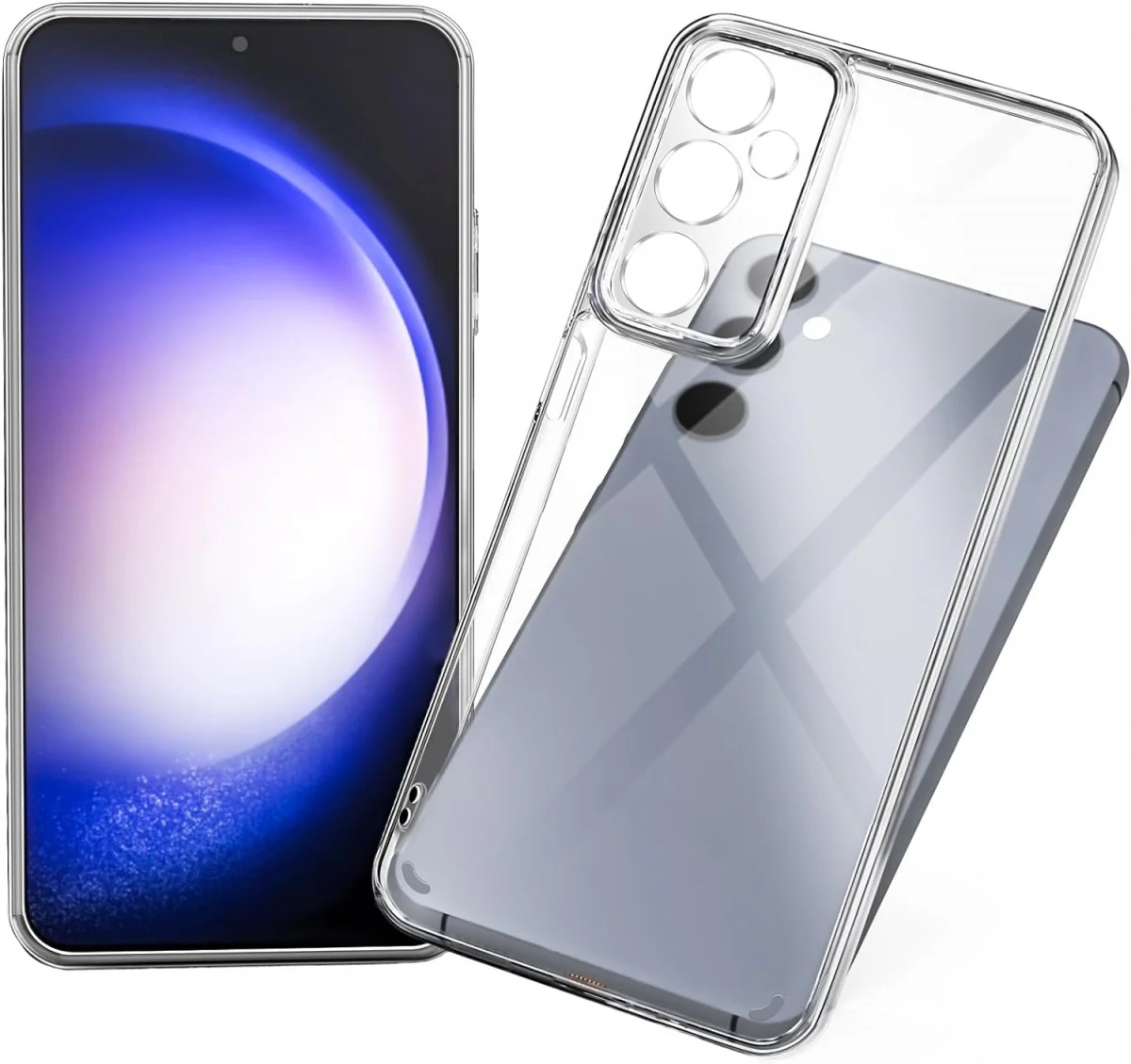 Samsung Galaxy A15 Hoesje Dun TPU Back Cover Transparant afbeelding 1