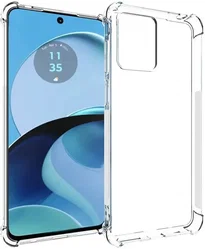 Motorola Moto G14 Hoesje Schokbestendig en Dun TPU Transparant afbeelding