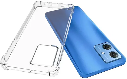 Motorola Moto G54 Hoesje Schokbestendig en Dun TPU Transparant afbeelding 10