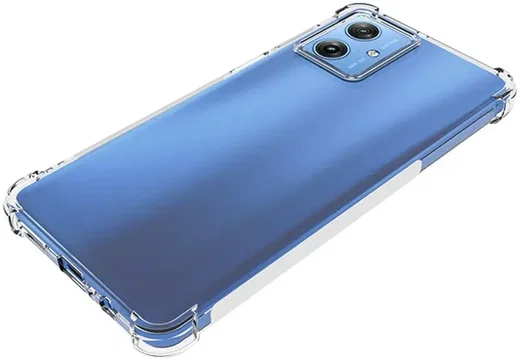 Motorola Moto G54 Hoesje Schokbestendig en Dun TPU Transparant afbeelding 12