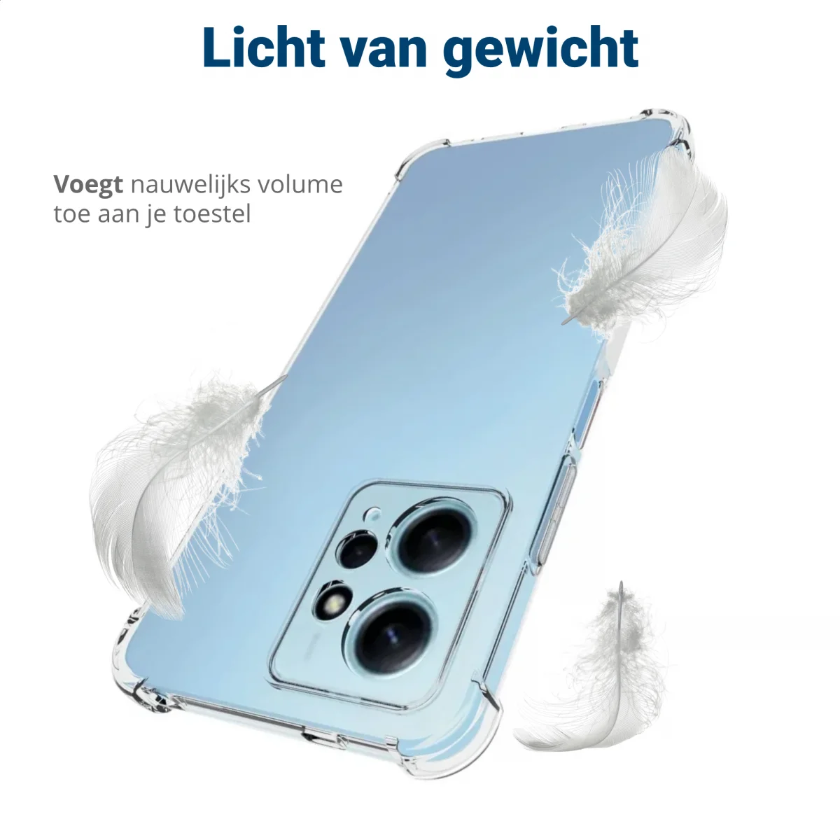 Xiaomi Redmi 12 Hoesje Schokbestendig en Dun TPU Transparant afbeelding 8