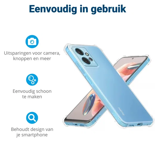 Xiaomi Redmi 12 Hoesje Schokbestendig en Dun TPU Transparant afbeelding 9