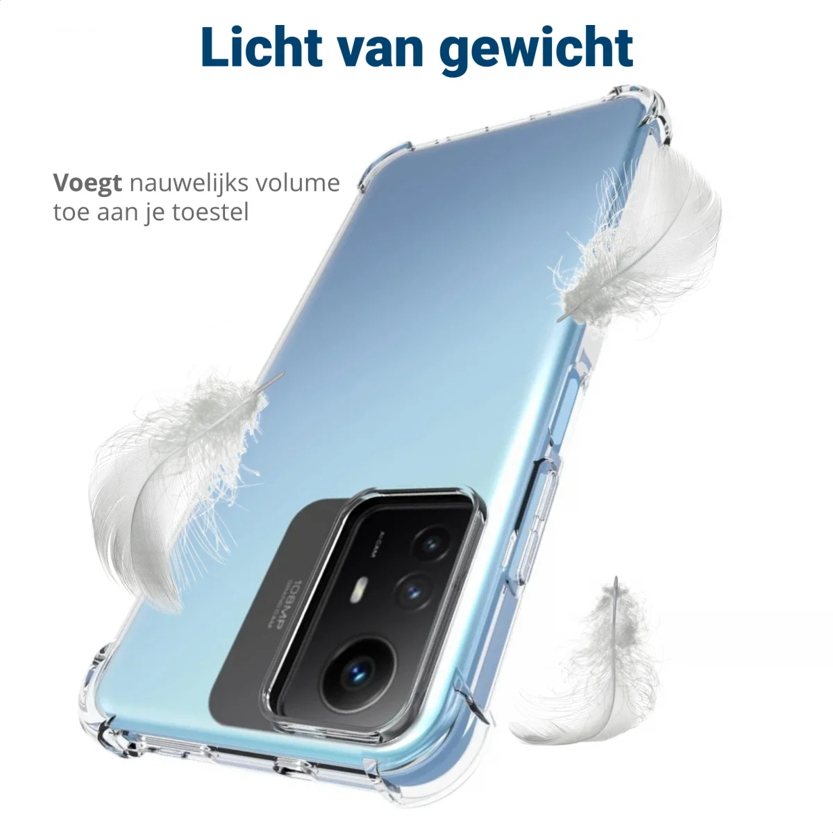 Xiaomi Redmi Note 12S Hoesje Schokbestendig en Dun TPU Transparant afbeelding 6