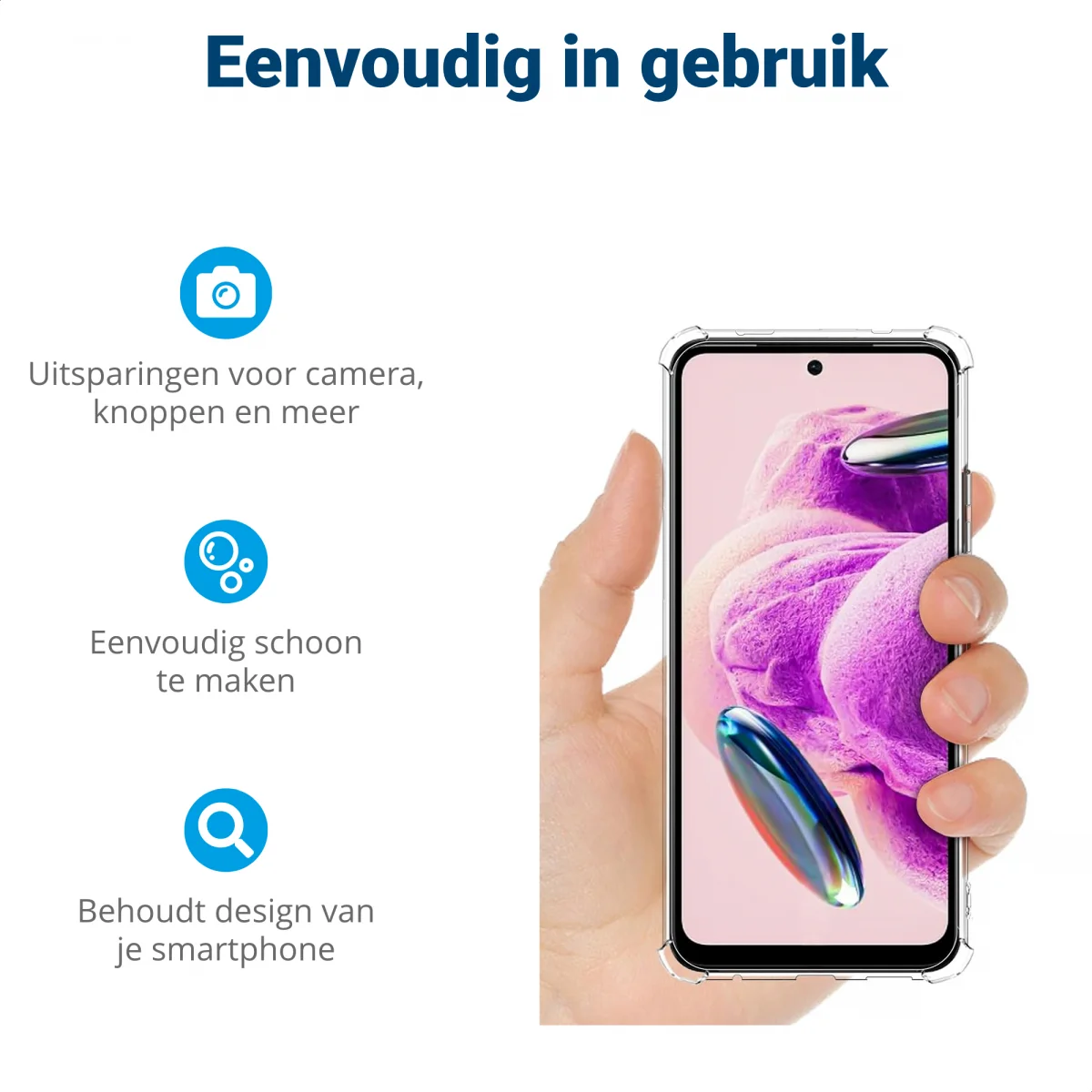 Xiaomi Redmi Note 12S Hoesje Schokbestendig en Dun TPU Transparant afbeelding 8