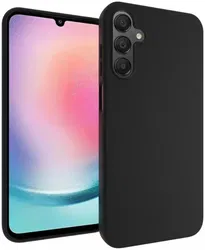 Samsung Galaxy A15 5G Hoesje Matte Back Cover Dun TPU Zwart afbeelding