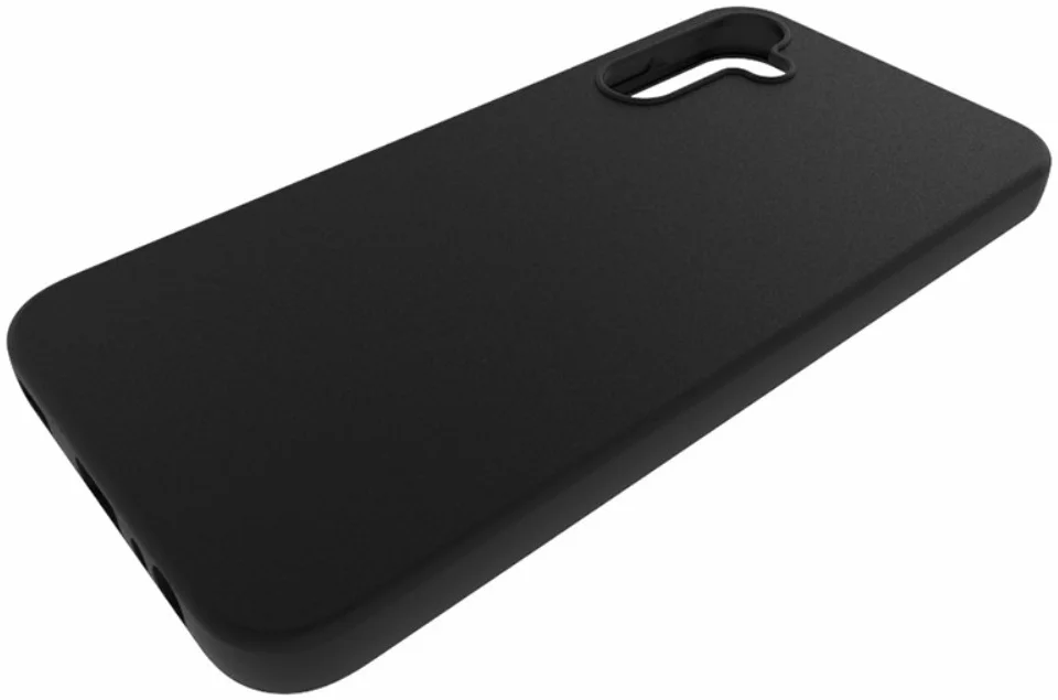 Samsung Galaxy A15 5G Hoesje Matte Back Cover Dun TPU Zwart afbeelding 3