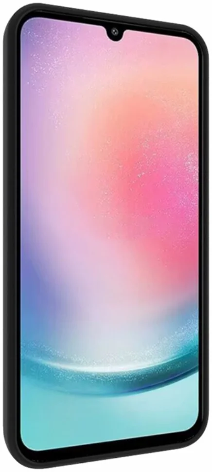 Samsung Galaxy A15 5G Hoesje Matte Back Cover Dun TPU Zwart afbeelding 6