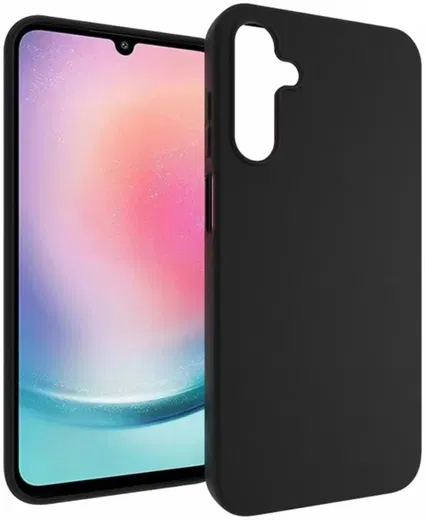 Samsung Galaxy A15 5G Hoesje Matte Back Cover Dun TPU Zwart afbeelding 7