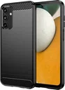 Samsung Galaxy A15 Hoesje Geborsteld TPU Flexibele Back Cover Zwart