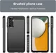 Samsung Galaxy A15 Hoesje Geborsteld TPU Flexibele Back Cover Zwart afbeelding 8