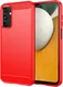 Samsung Galaxy A15 Hoesje Geborsteld TPU Flexibele Back Cover Rood