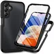 Samsung Galaxy A15 Hoesje Full Protect 360° Cover Hybride Zwart
