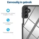 Samsung Galaxy A15 Hoesje Full Protect 360° Cover Hybride Blauw afbeelding 5
