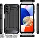 Samsung Galaxy A15 5G Hoesje Shock Proof Hybride Back Cover Zwart afbeelding 9