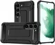 Samsung Galaxy A25 Hoesje Shock Proof Hybride Back Cover Zwart afbeelding 1