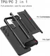 Samsung Galaxy A25 Hoesje Shock Proof Hybride Back Cover Blauw afbeelding 5