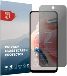 Rosso Xiaomi Redmi 12 9H Tempered Glass Screen Protector Privacy afbeelding