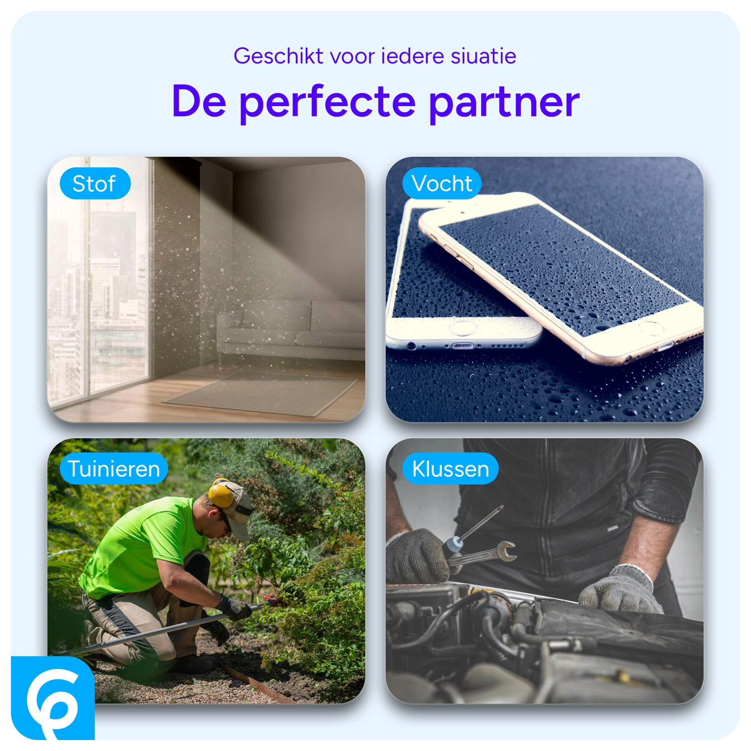 Stofdichte Plug met Plakstrip voor USB-C Poort Zwart (2-Pack) afbeelding 3