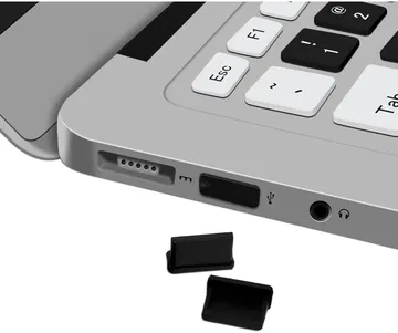Stofdichte Plug (2-Pack) voor USB Poort Zwart