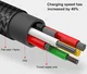 Baseus MVP 90° 2A USB naar Lightning Kabel 1M Haakse Hoek Blauw afbeelding 7