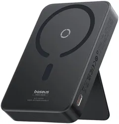 Baseus MagPro MagSafe Powerbank 20W met Standaard 5.000mAh Zwart afbeelding