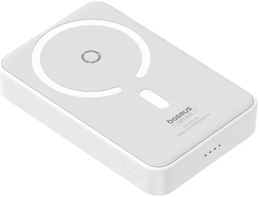 Baseus MagPro MagSafe Powerbank 20W met Standaard 5.000mAh Wit afbeelding 12